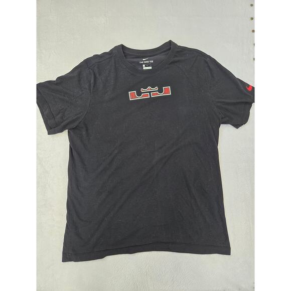Nike Lebron King James Playing Card Graphic T Shirt Black L - Picture 1 of 5